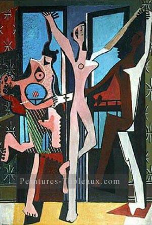 Les Trois Danseurs 1925 cubiste Pablo Picasso Peintures à l'huile